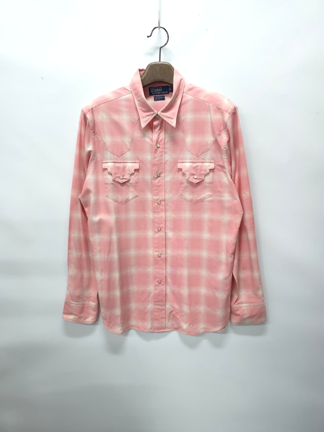 폴로 랄프로렌 핑크 섀도우 체크 웨스턴 셔츠 (105) 상품이미지1