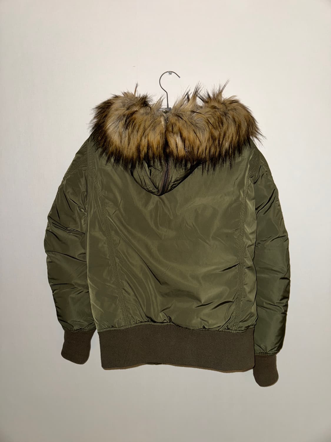 디젤 퍼 후드 봄버자켓 상품이미지5