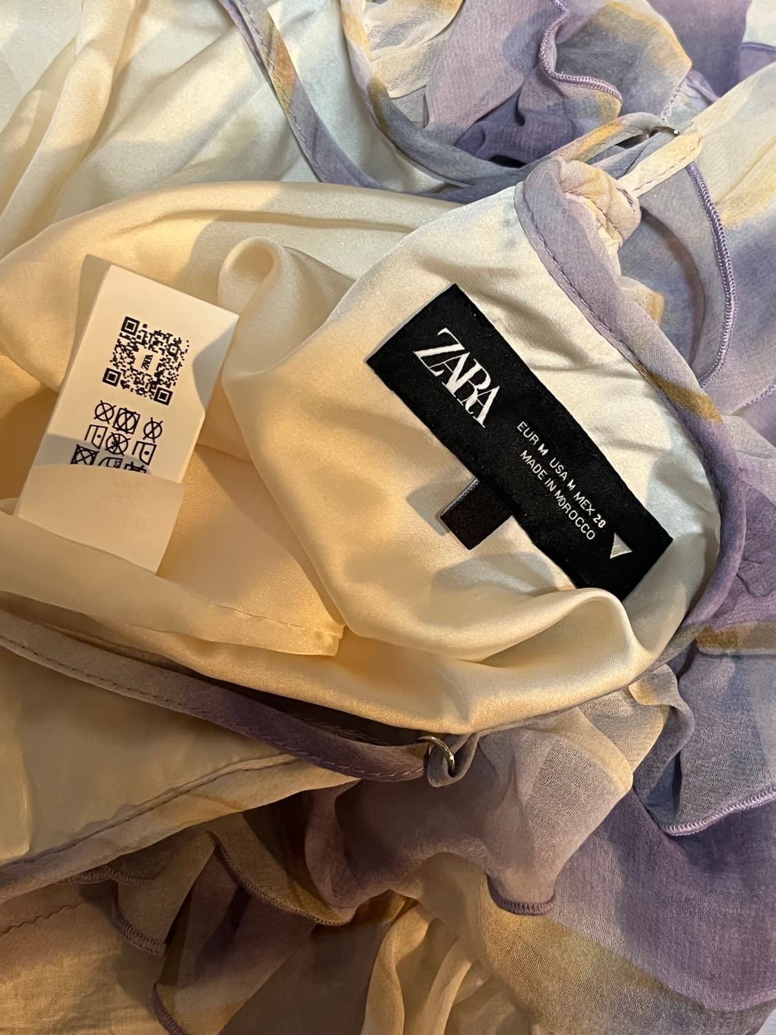 새상품) zara 러플 나시 상품이미지3