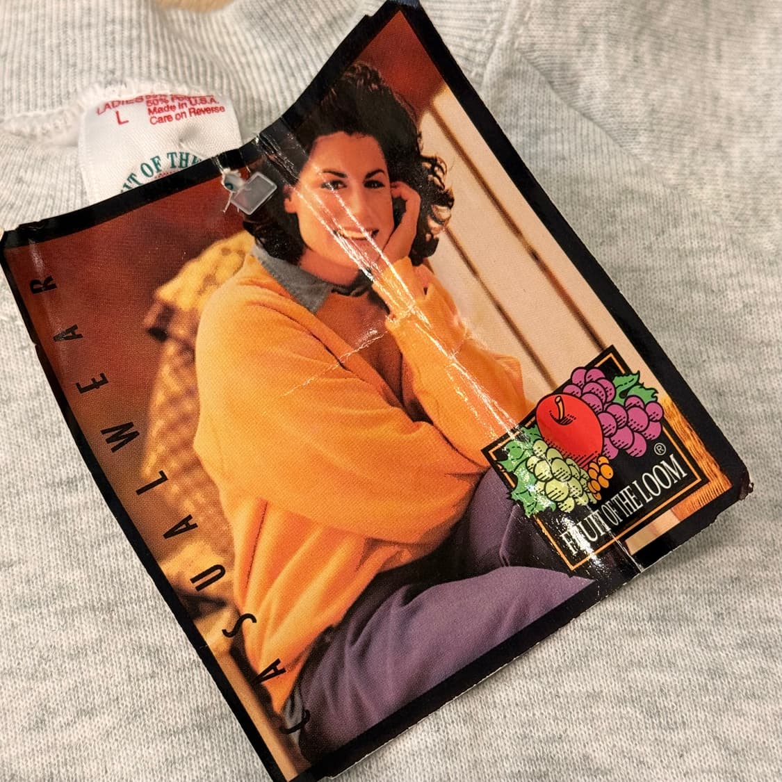 프룻오브더룸 맨투맨 90s 데드스탁 크루넥 스웻셔츠 USA 상품이미지5