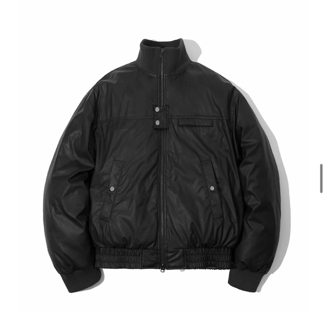 세컨모놀로그 레더 패딩 상품이미지1