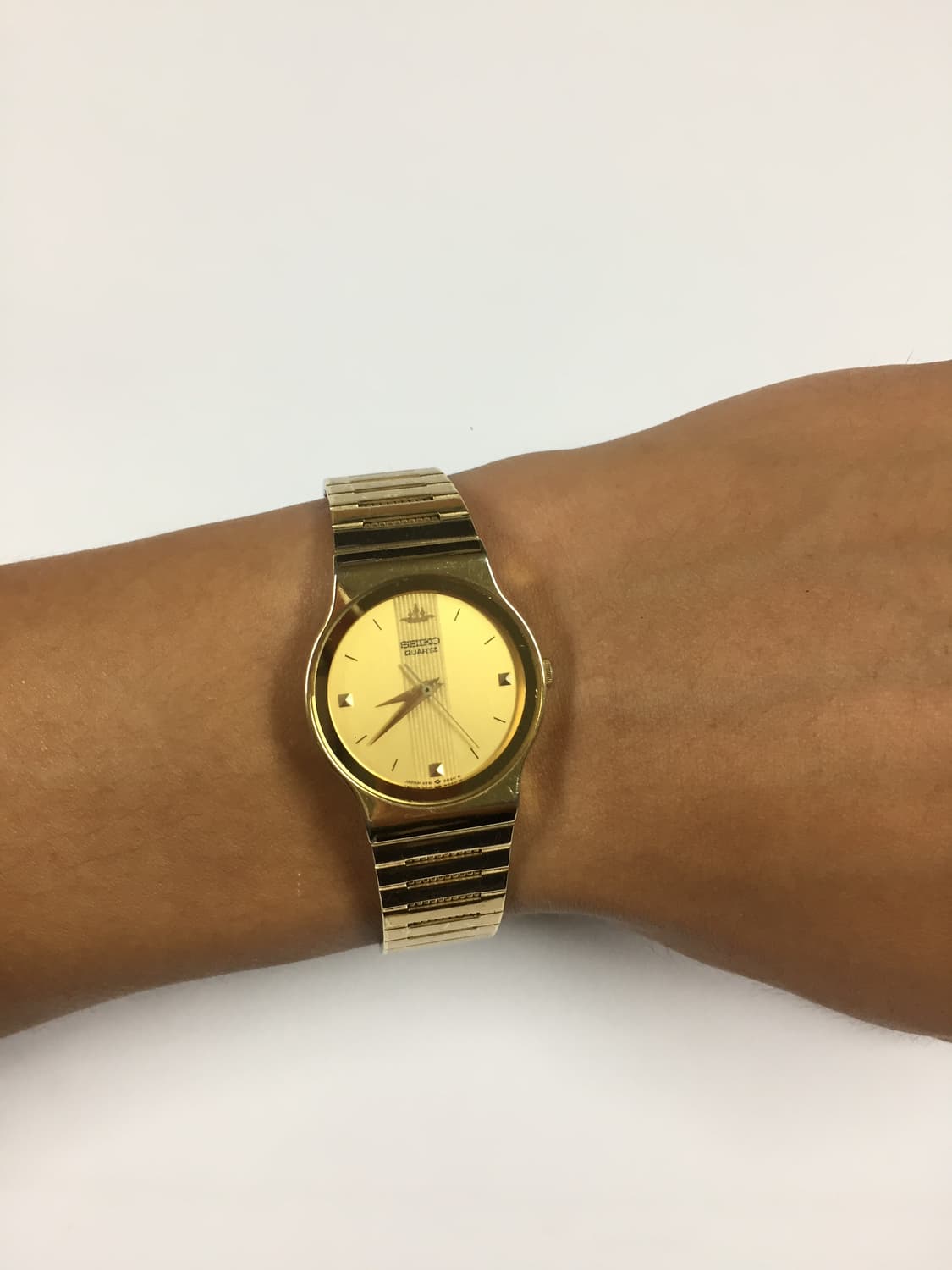 90s seiko quatz gold dress watch 상품이미지4