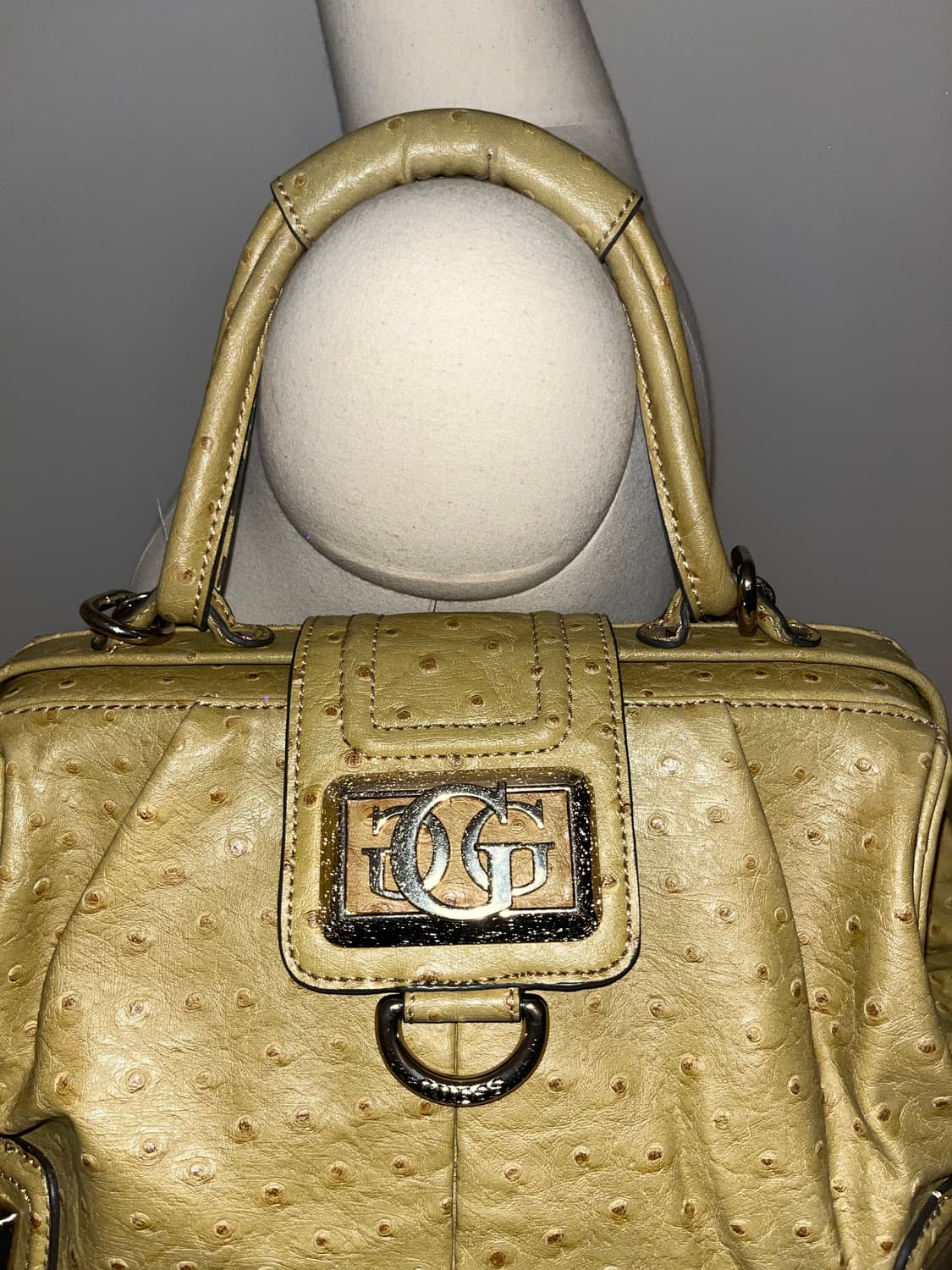 Guess yellow beige shoulder bag 상품이미지5