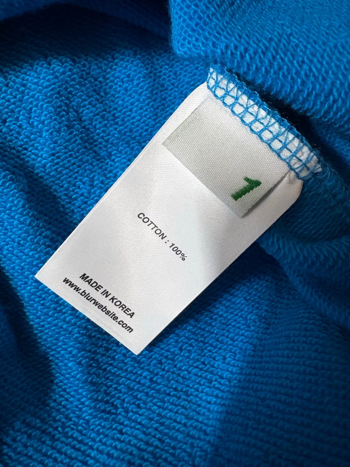 BLUR 블러 카라 맨투맨 상품이미지6