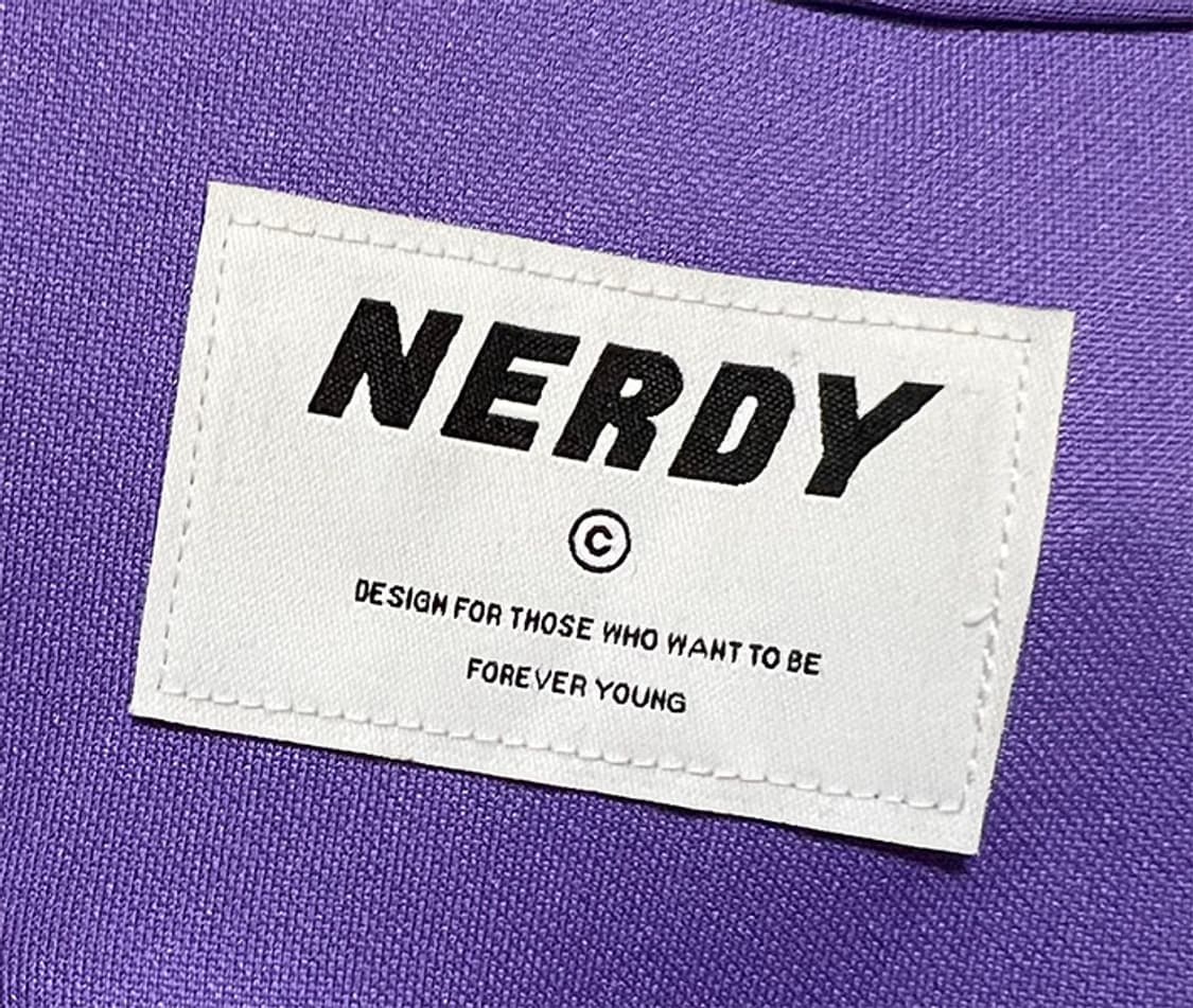 NERDY 널디 남자 트랙탑 오버핏 퍼플 춘추 XXL 110 상품이미지3