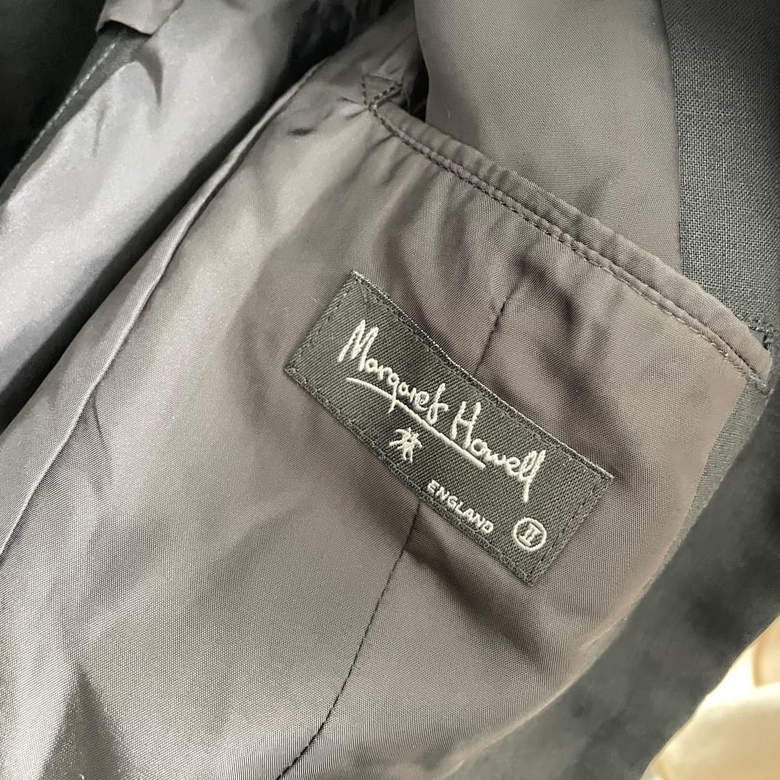 마가렛호웰 여성55-66 풀 린넨 블랙 견장 블레이저 자켓 상품이미지7