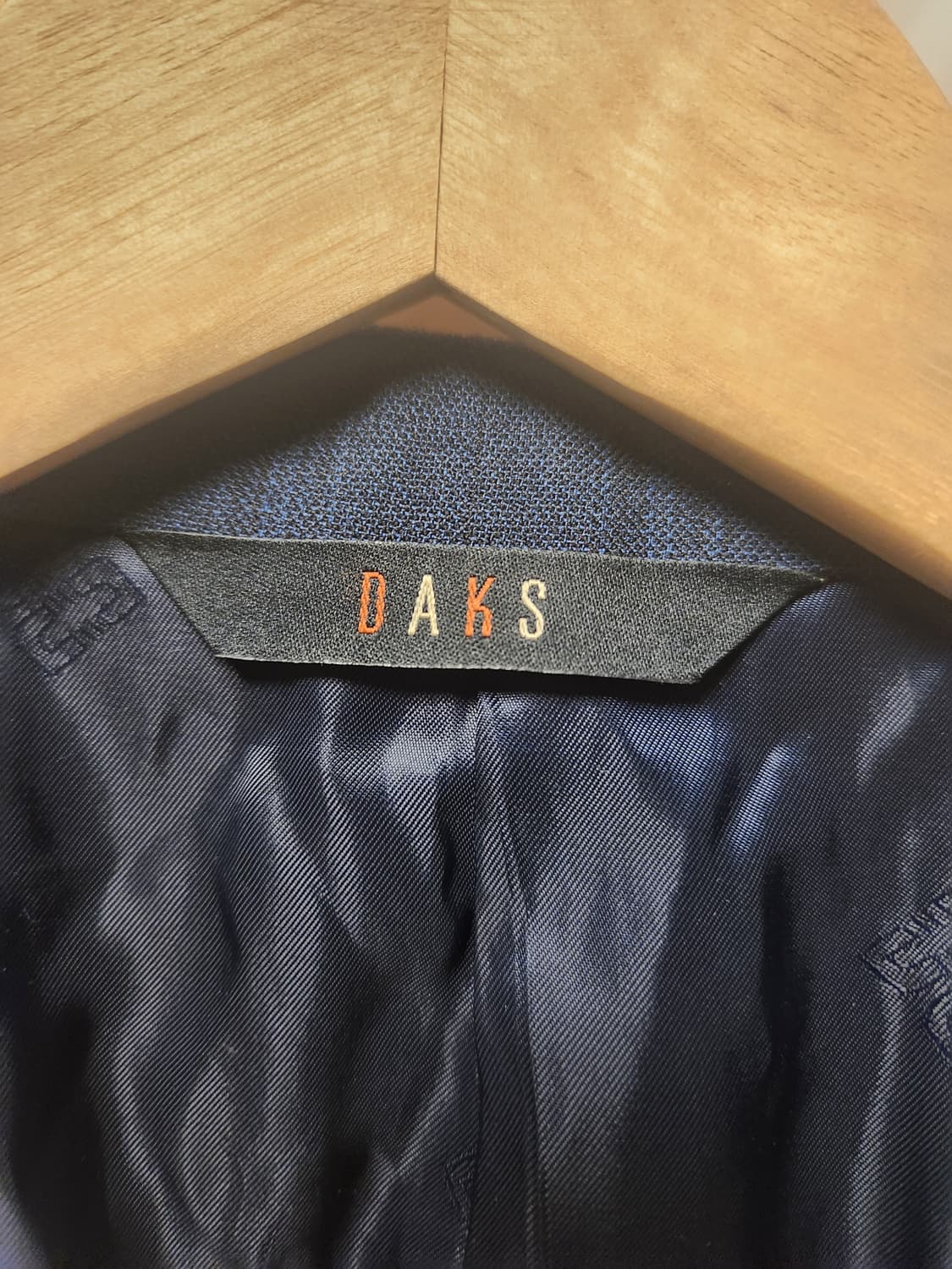 닥스 네이비 체크 정장셋업 키170용 상품이미지2