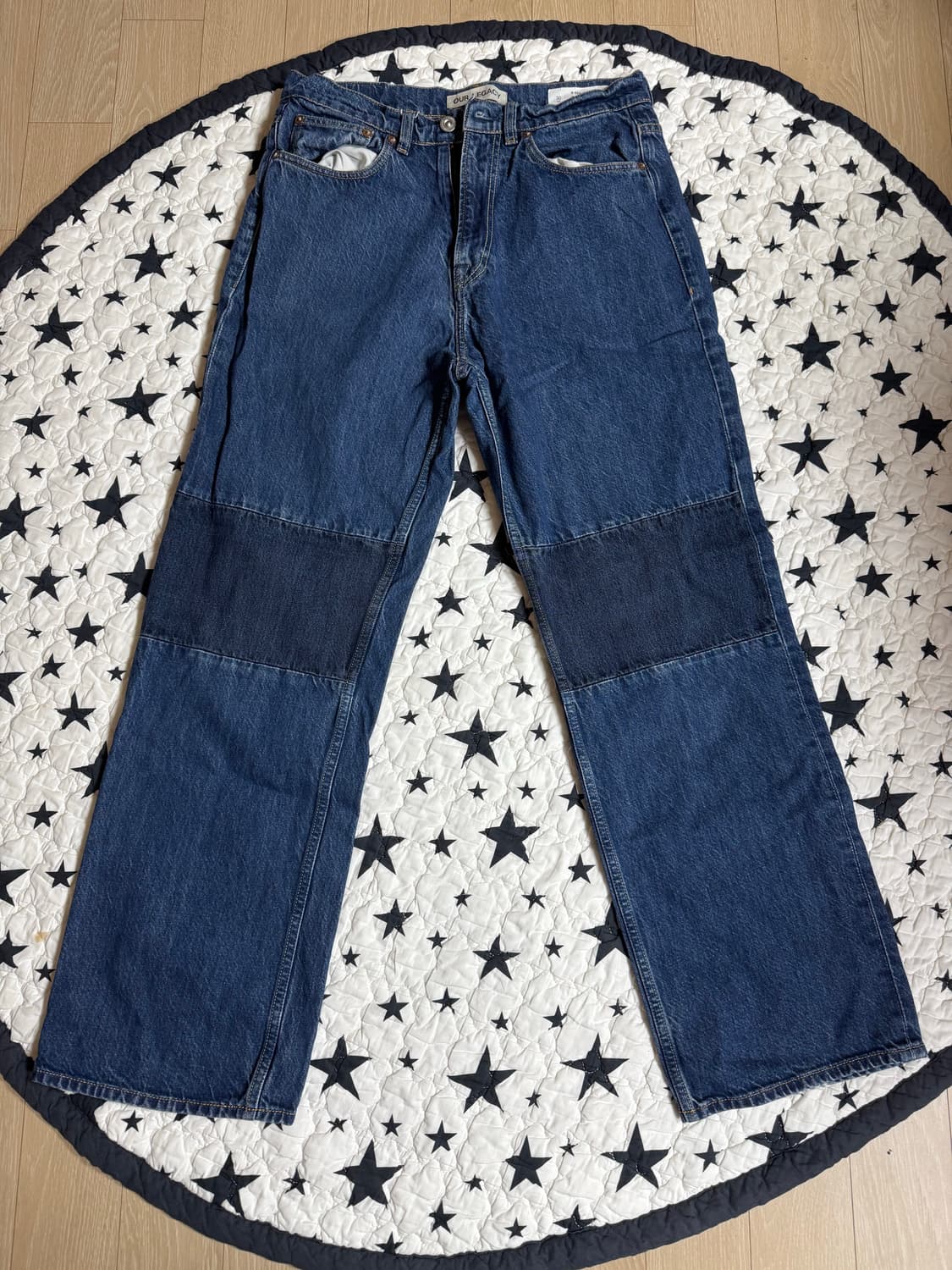 아워레가시 익스텐디드 써드컷 블루 데님 팬츠 상품이미지1