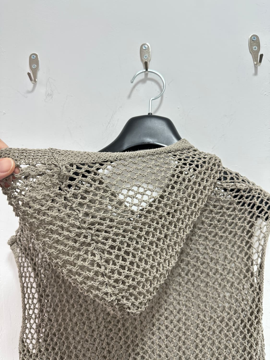 NONE vintage mesh knit vest 상품이미지4