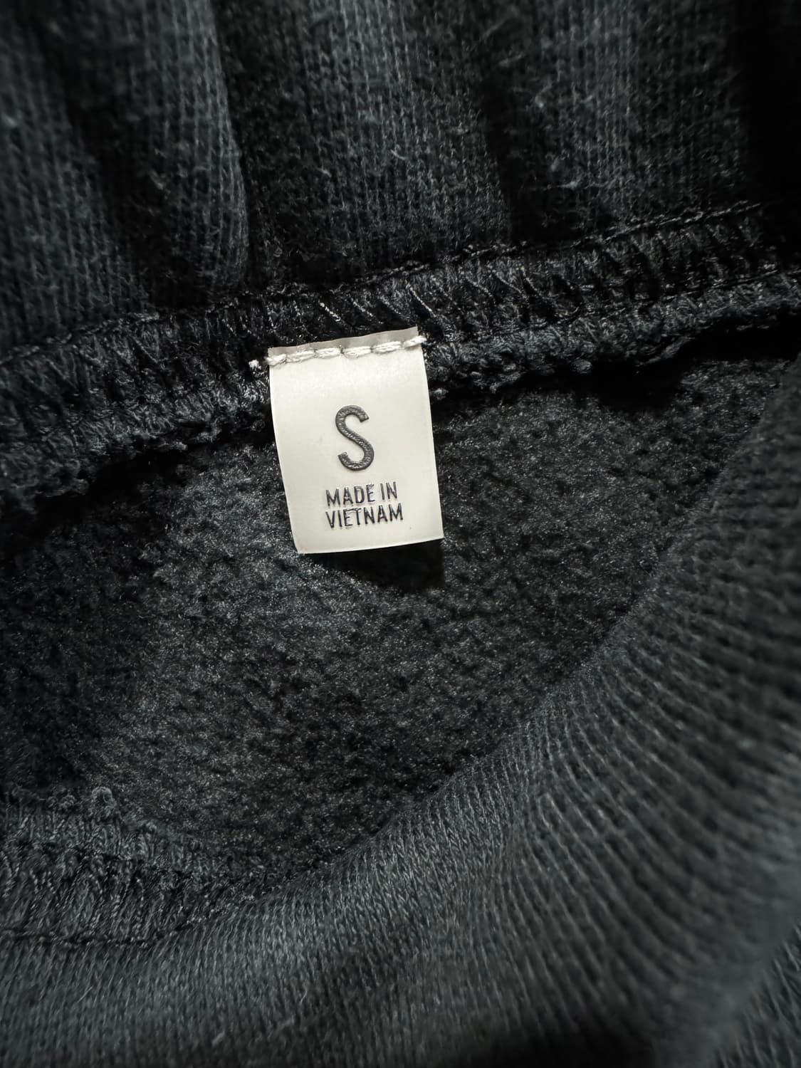 에센셜 FOG 블랙 스웻팬츠 S 상품이미지6