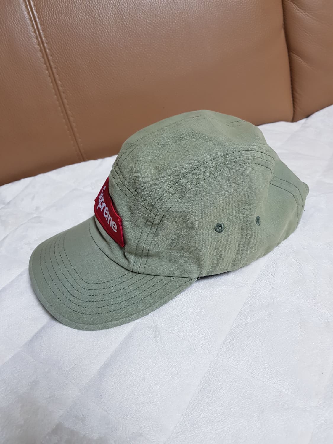 슈프림 밀리터리 캠프캡 모자 볼캡 올리브 20SS 상품이미지2