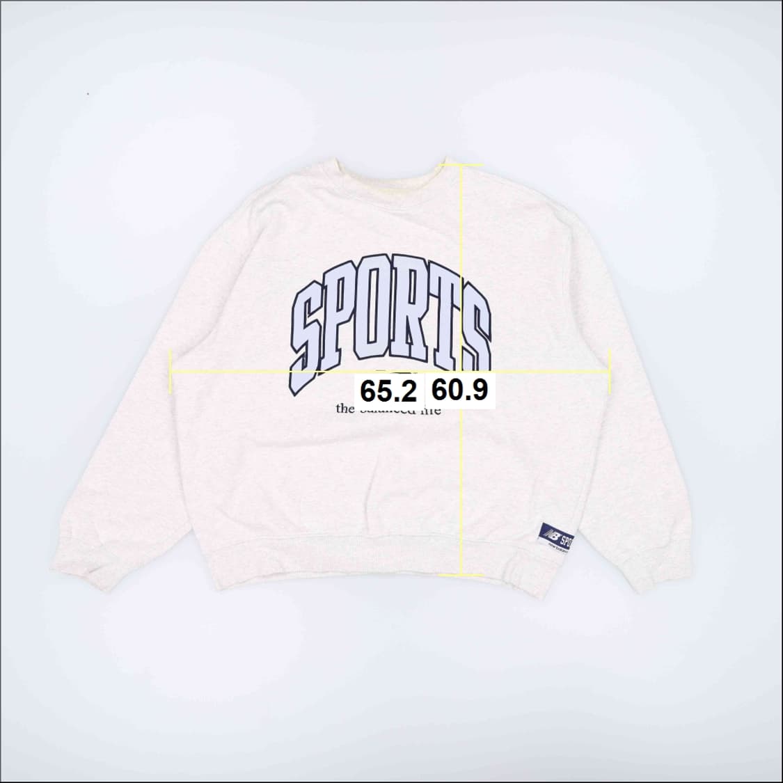 [M] 뉴발란스 남성 빅로스 기모 맨투맨 긴팔티 0108J  상품이미지7