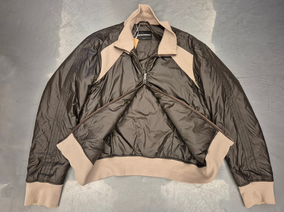 00s 엠포리오 아르마니 패디드 봄버 자켓 상품이미지3