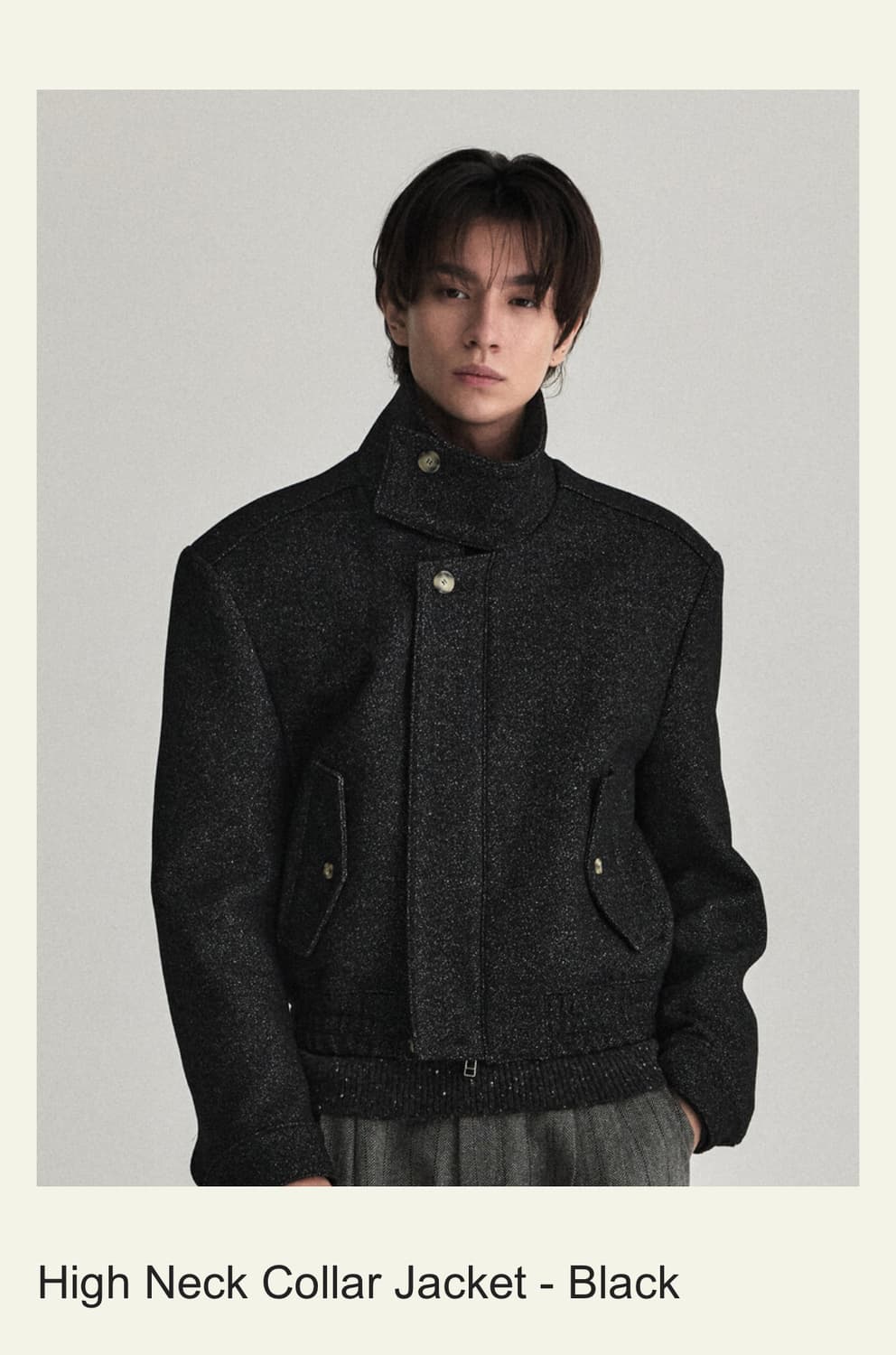 웨이비니스 하이넥 블루종 2사이즈 상품이미지1