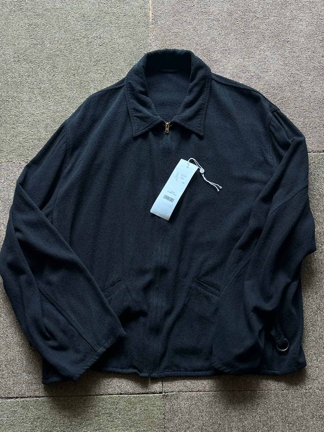 [3] comoli 25ss 실크넵 집 숏 자켓 상품이미지3