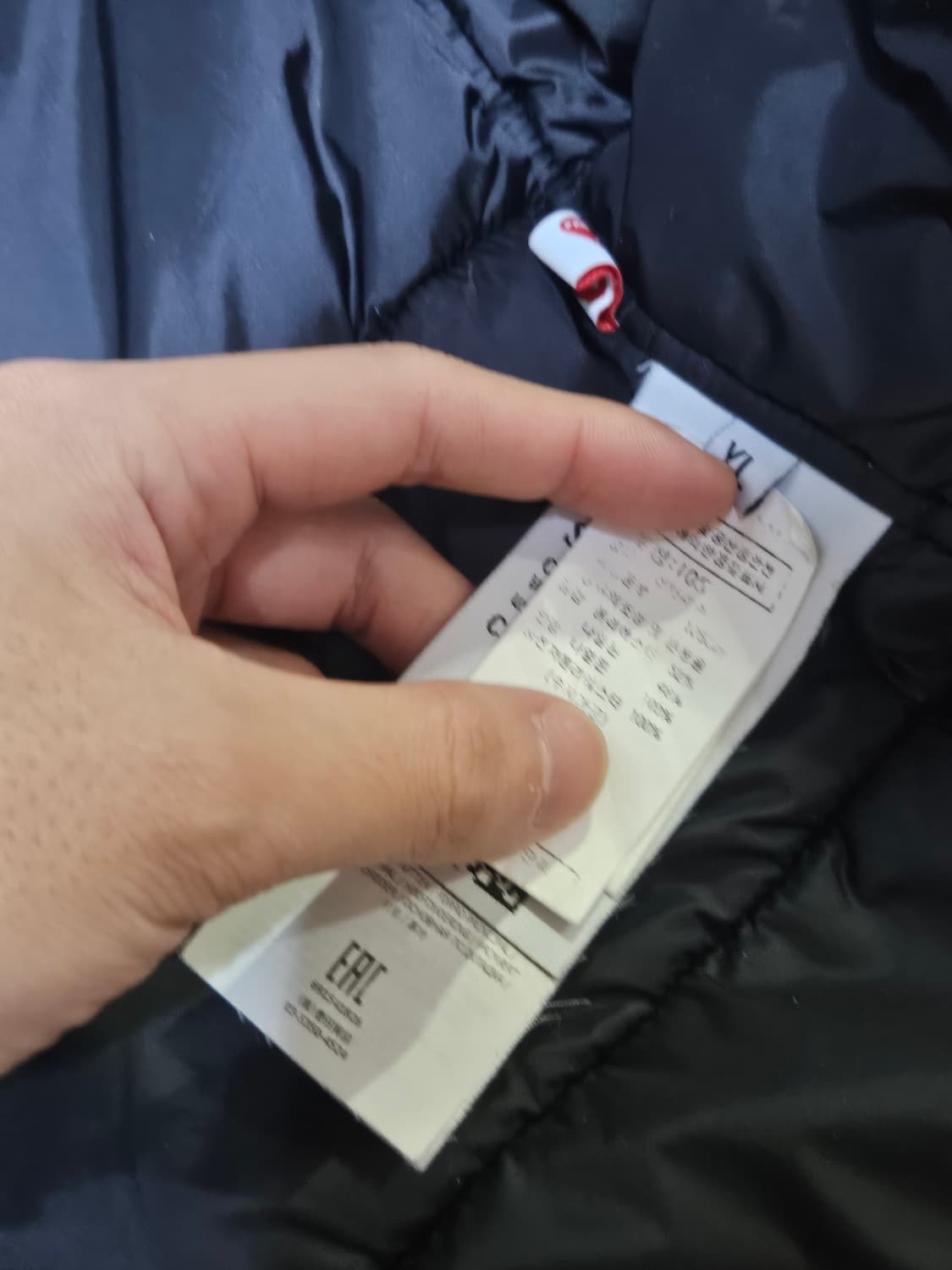 정품) 스톤아일랜드 마이크로랩스 인슐레이트 패딩 XL 상품이미지4