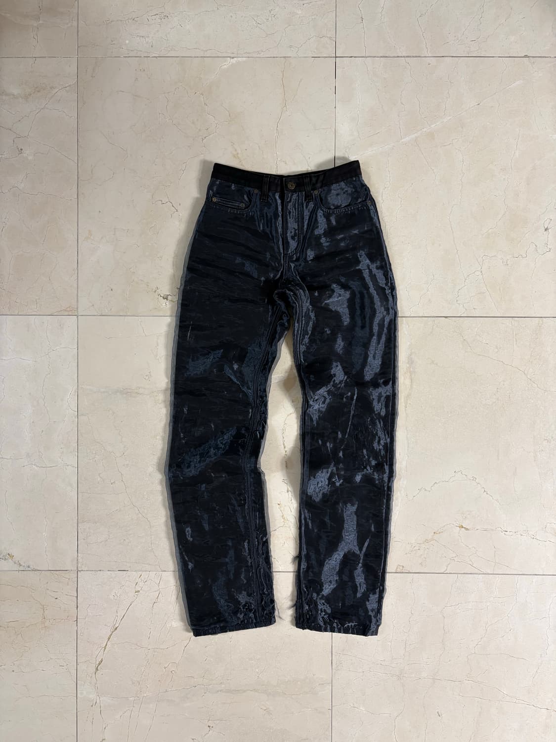 Y/Project FW18 Organza Layered Jeans 상품이미지1