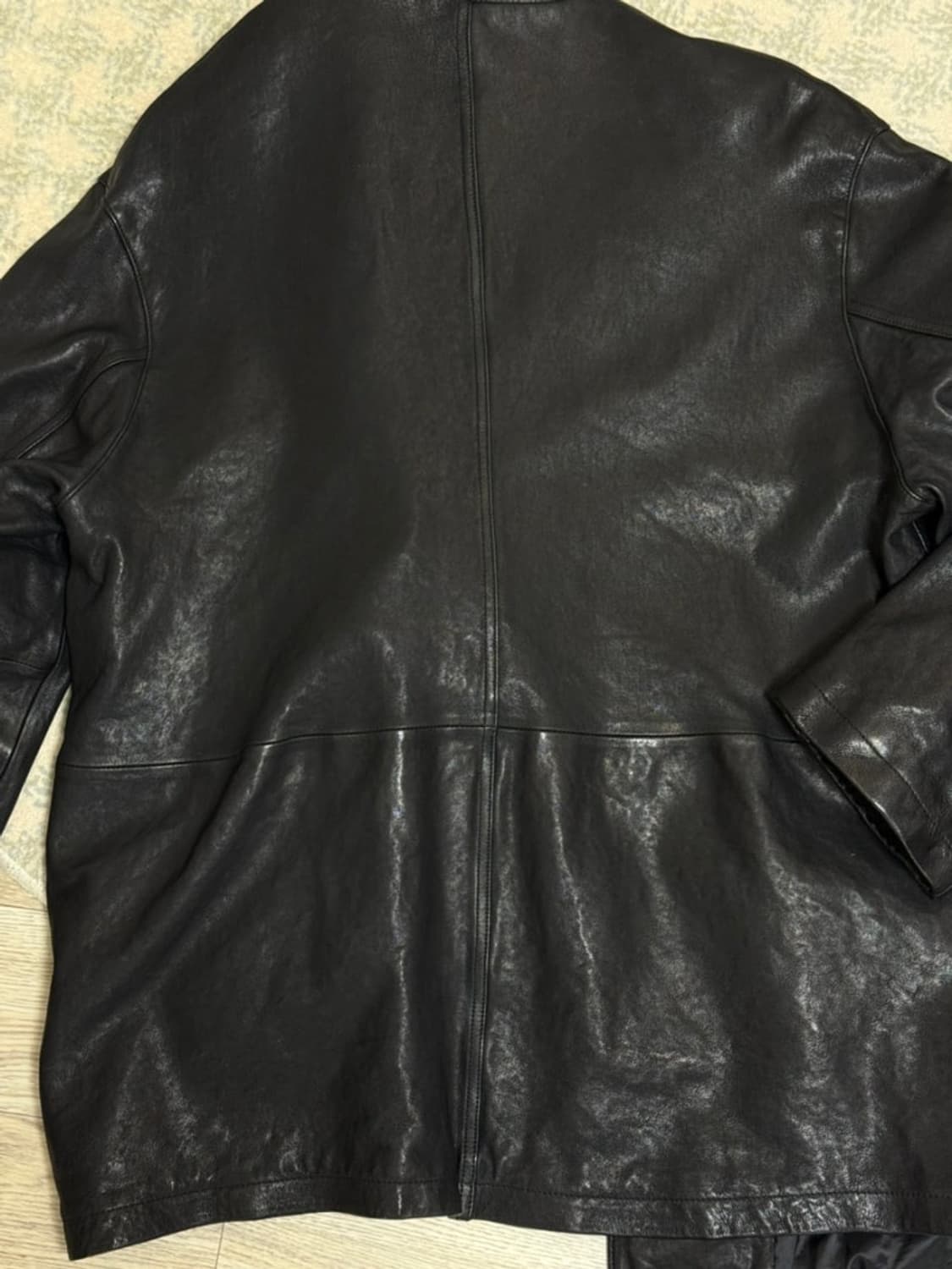 유스 워시드 레더자켓 L 새상품 상품이미지4