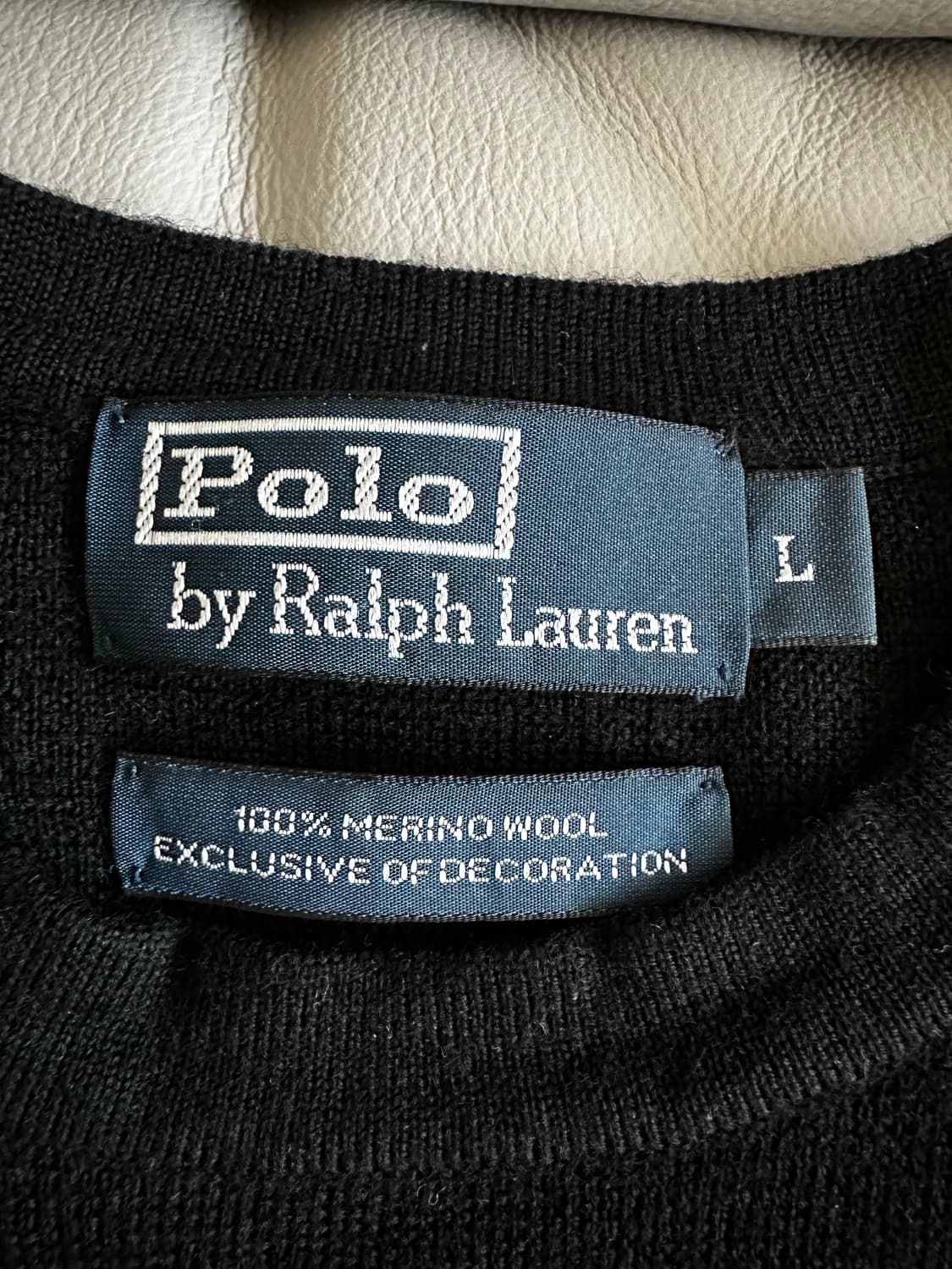 폴로 랄프로렌 클럽 메리노 니트 L 상품이미지3