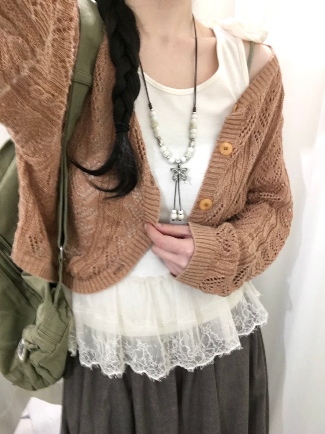 ribbon lace sleeveless 상품이미지2