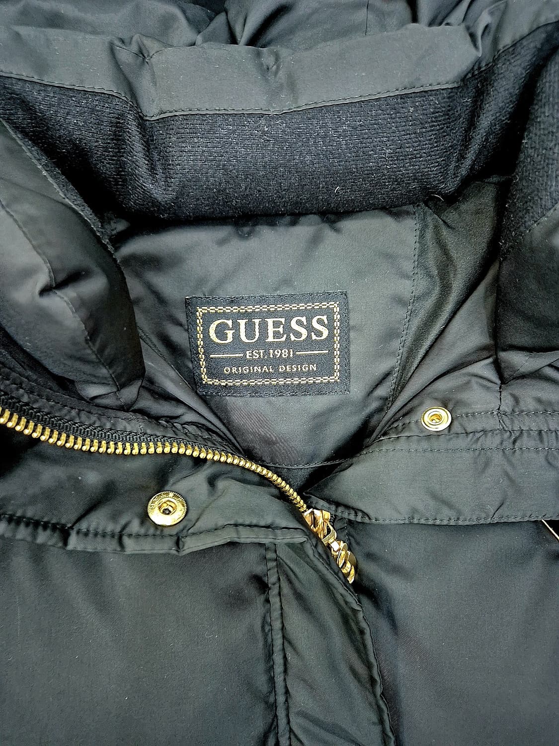 [145cm]<게스>키즈 블랙 롱패딩 상품이미지2