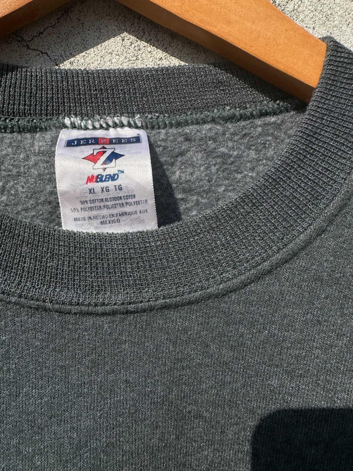 [2XL] Jerzees 저지스 맨투맨 스웻셔츠 Mexico made 상품이미지3