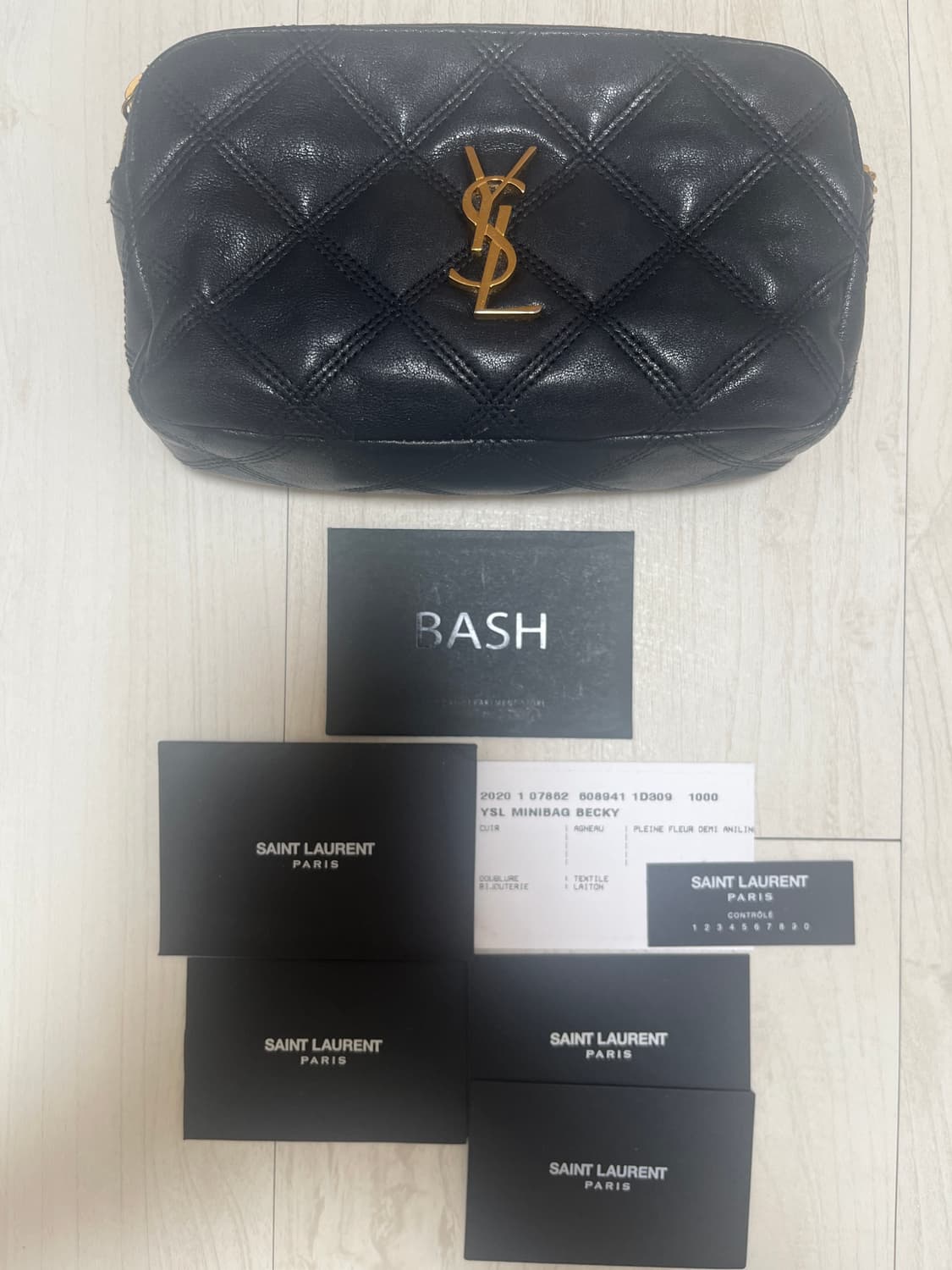 생로랑 베키 더블 지퍼 크로스백 상품이미지2