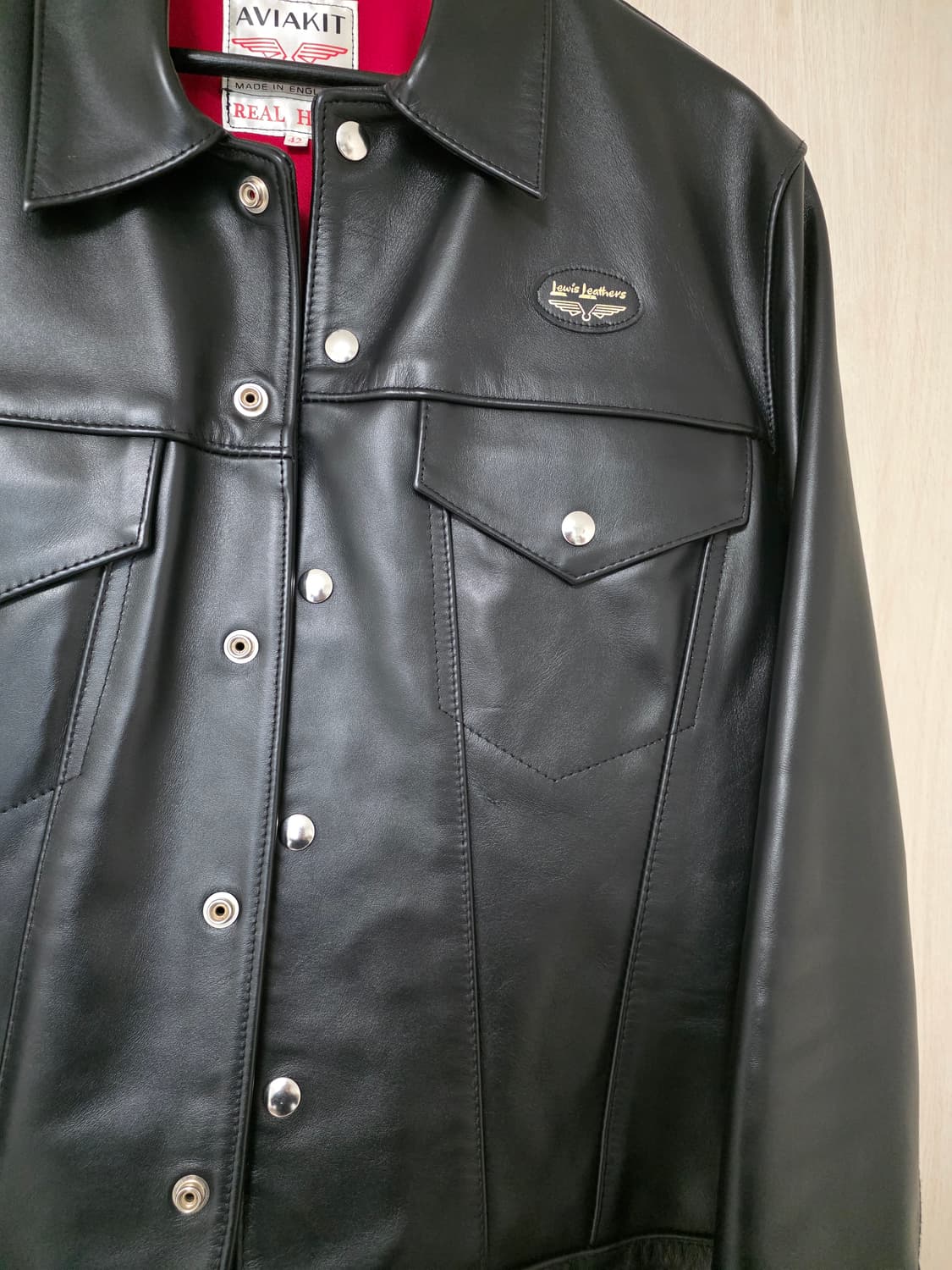 루이스레더988 가죽자켓 42size 판매  상품이미지2