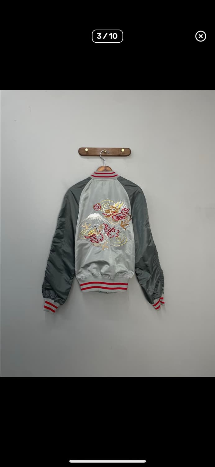 알파인더스트리 MA-1 수베니어 더블 드래곤 리버시블 자켓 A3214 상품이미지4