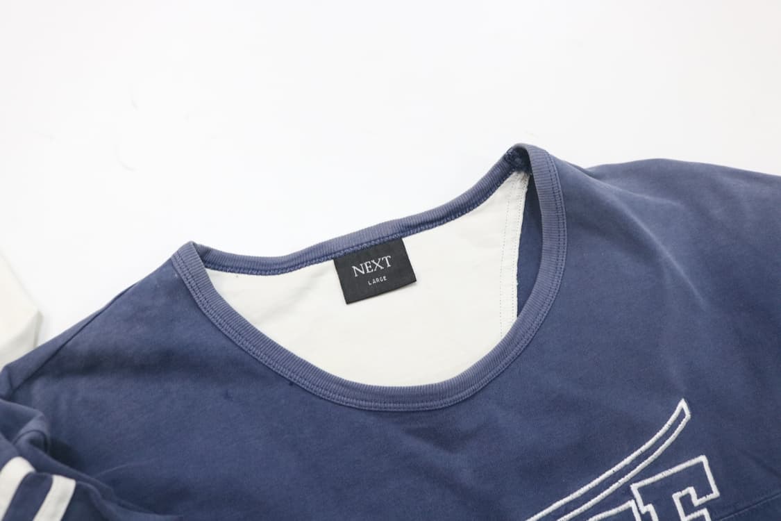 넥스트 빈티지 아치 로고 레이어드 롱슬리브 티셔츠 (L) 상품이미지6