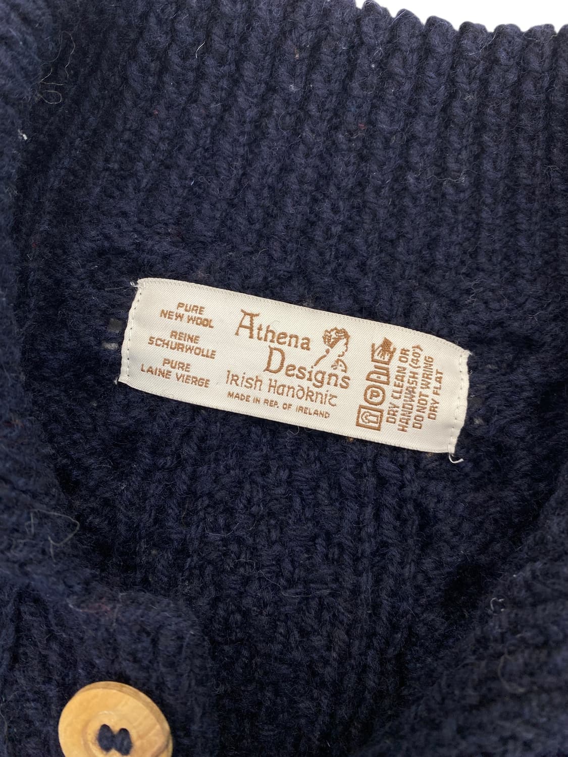 아테네 디자인 울 케이블 가디건  상품이미지8