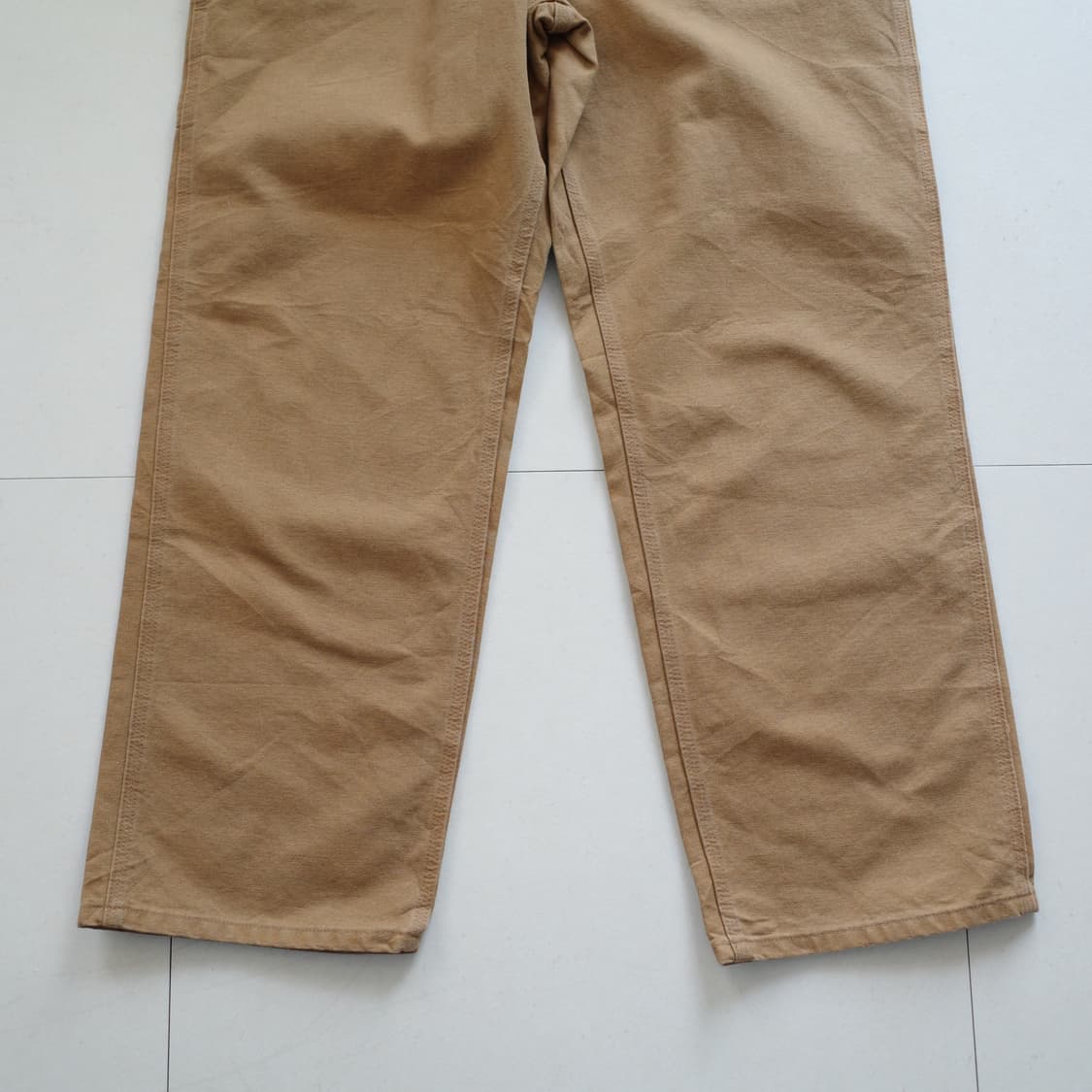 19년 새상품 칼하트 B11 워시드 덕 덩가리 팬츠 브라운 38x32 상품이미지5