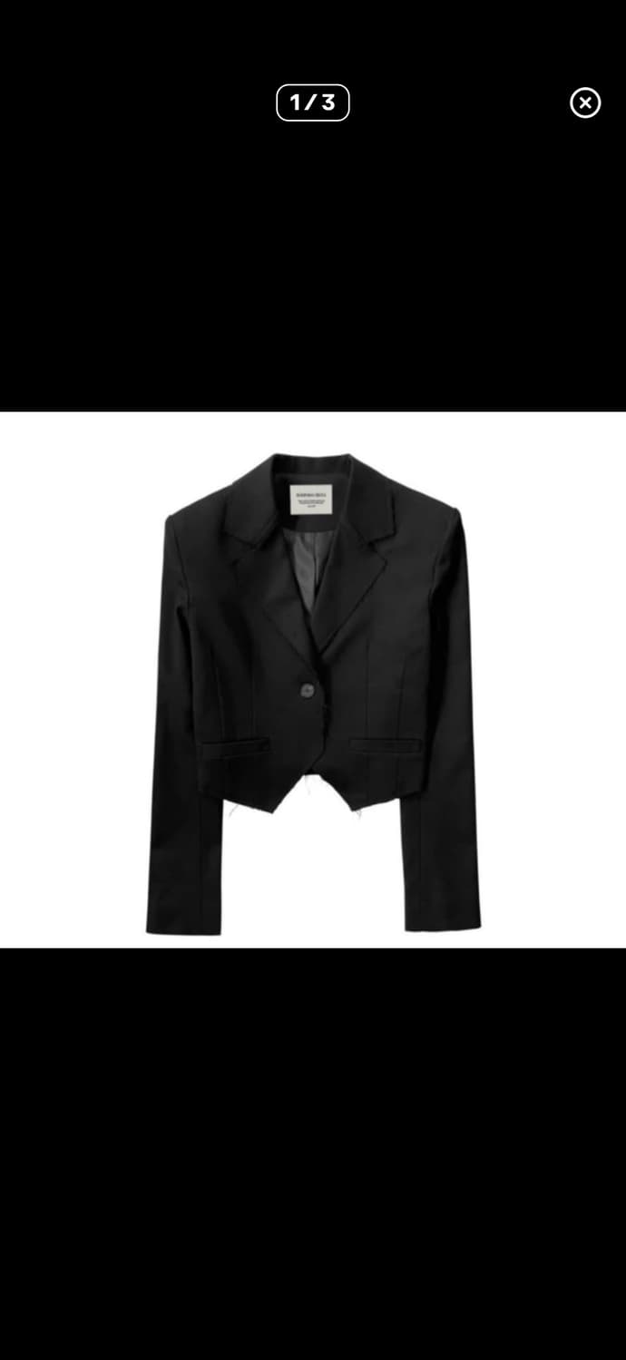 보헤미안 서울 컷팅 스펜서 자켓 (실사포함, 반택) 상품이미지2