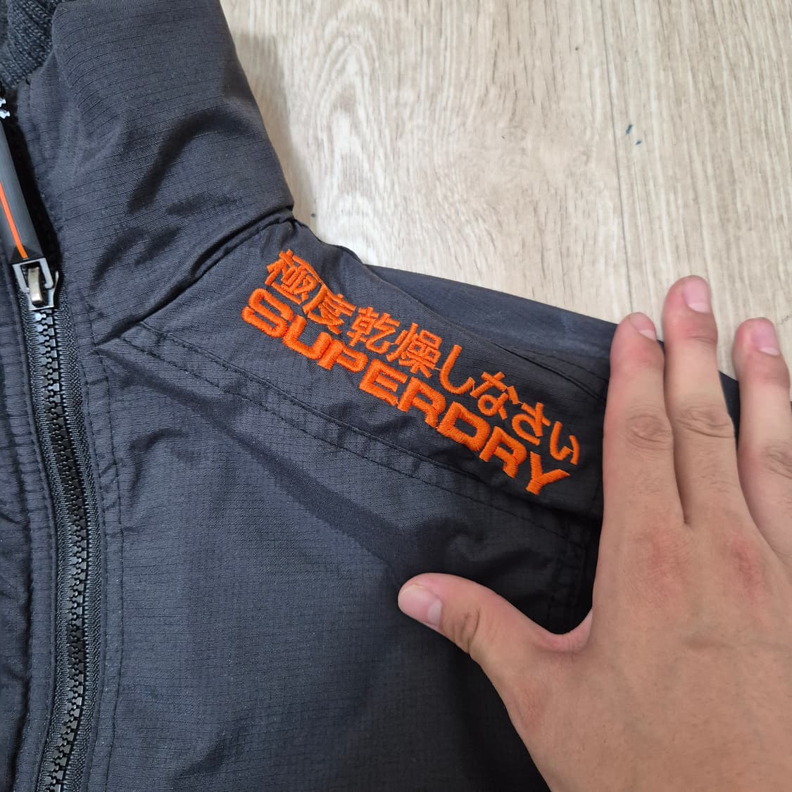 슈퍼드라이 재팬 봄버 하이브리드 니트 바람막이 상품이미지4