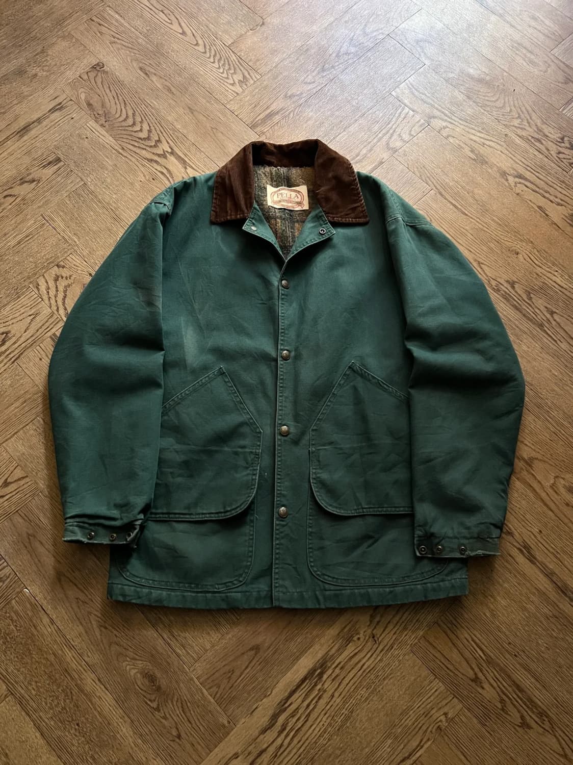 [M]90's Made in USA 빈티지 페이딩 헌팅 자켓 상품이미지1