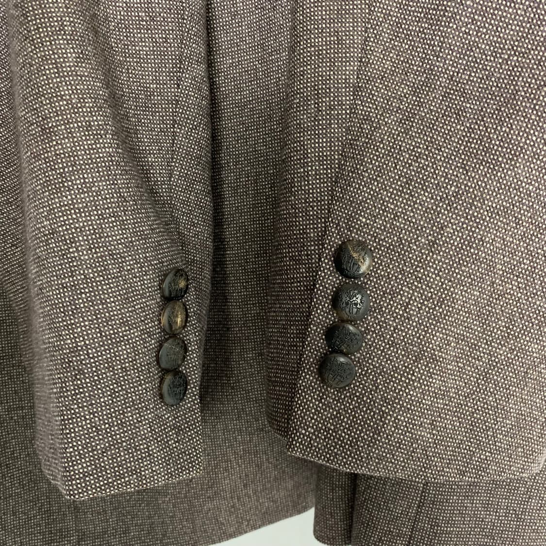 DAKS 캐시미어 혼방 블레이저 브라운 정장 자켓 빈티지 남성 상품이미지4