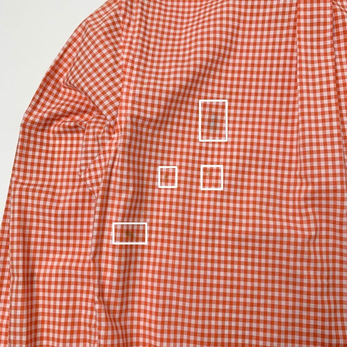 [M/정품] 폴로랄프로렌 슬림핏 오렌지 체크 셔츠 상품이미지6