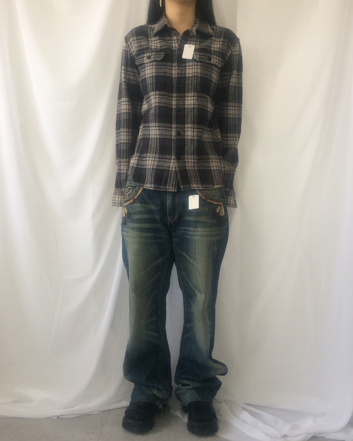 dickies Check pattern shirt 상품이미지1