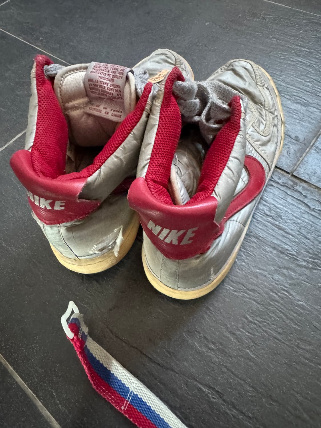 Nike 나이키 반달하이 슈프림 메탈릭실버 270 상품이미지3