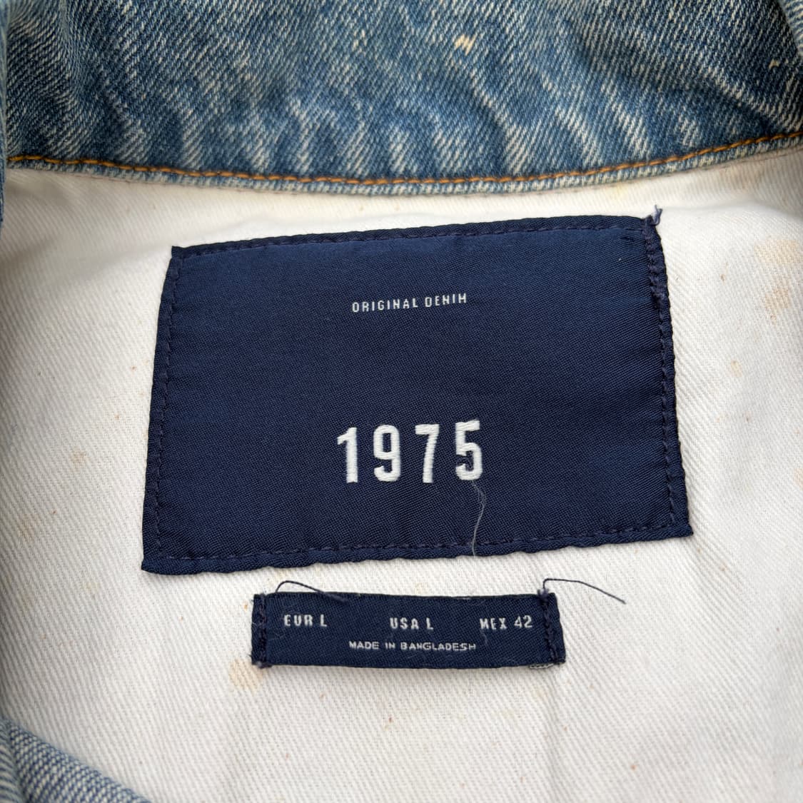 L)자라1975 데미지 워싱 데님 자켓 상품이미지6