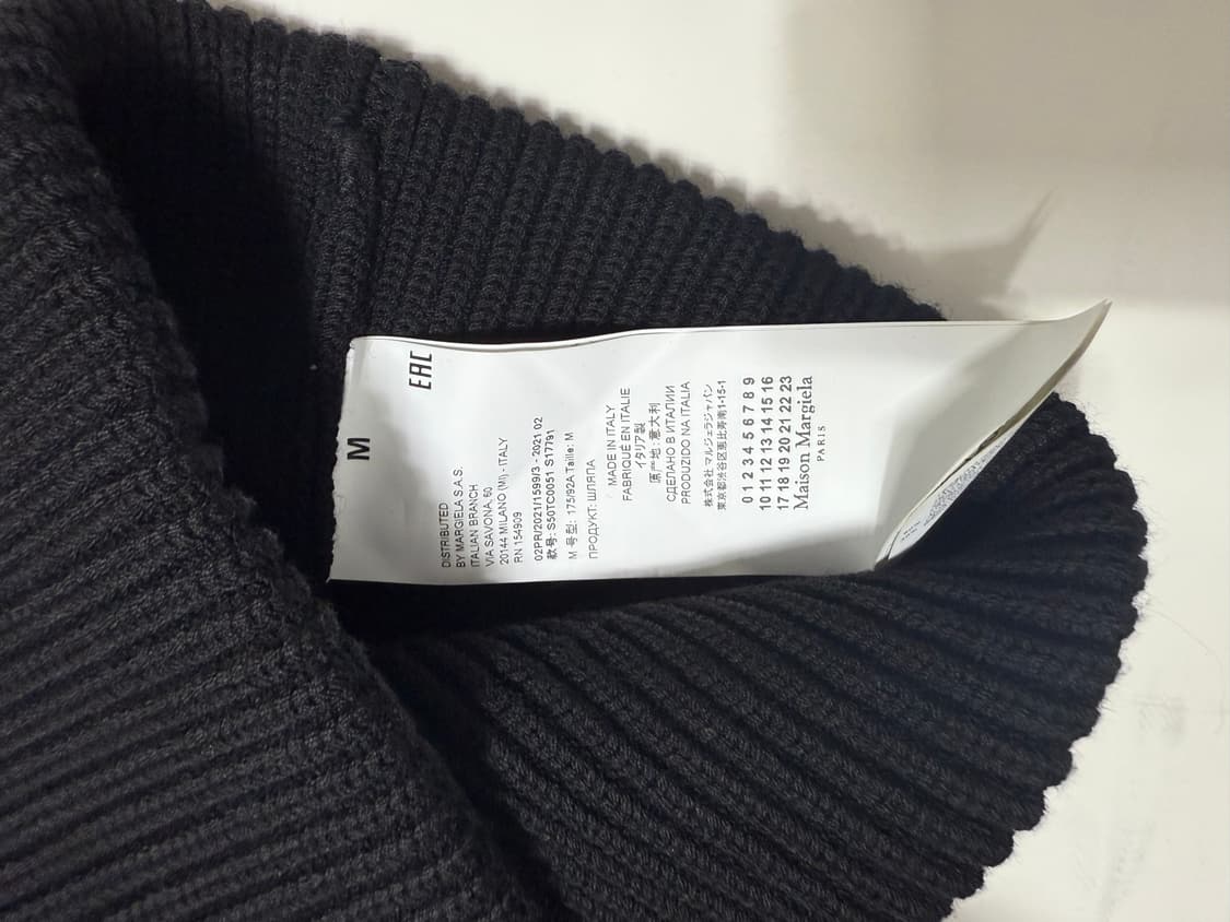 마르지엘라 스티치 비니 블랙 M 상품이미지4