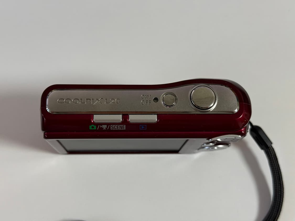 Nikon 니콘 쿨픽스 L20 레드 빈티지 디카 상품이미지3