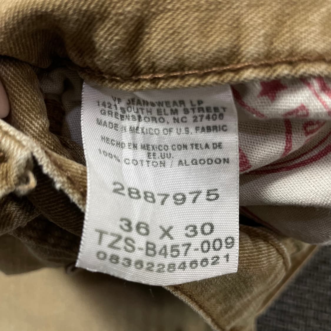 (36) Lee 리 덩가리스 브라운 백카고 카펜터 데님 팬츠 상품이미지9