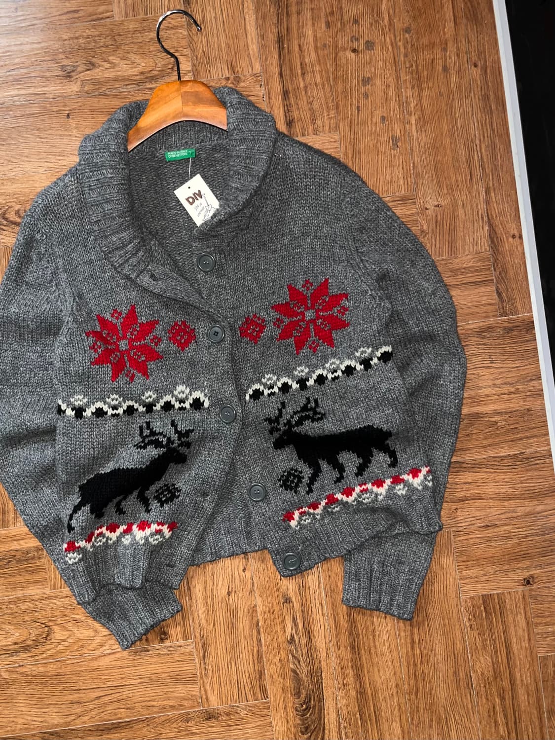 빈티지 모 니트 가디건 상품이미지1