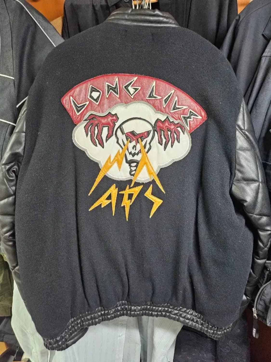 WTAPS CANAL JACKET 더블탭스 레더 바시티 XL 상품이미지4