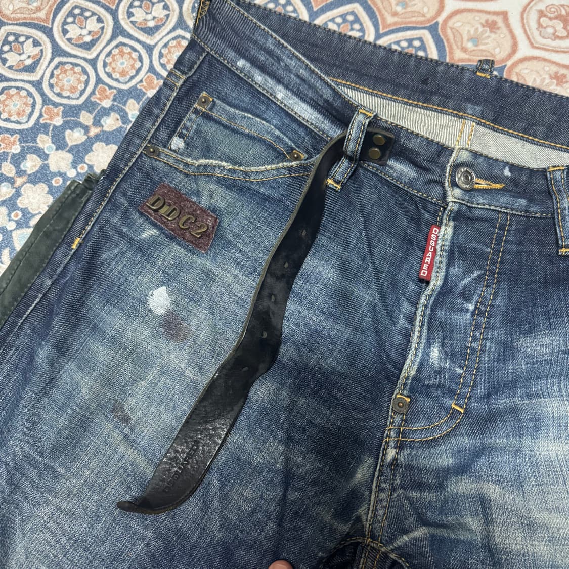 디스퀘어드 백포켓 바이커진48사이즈 상품이미지3