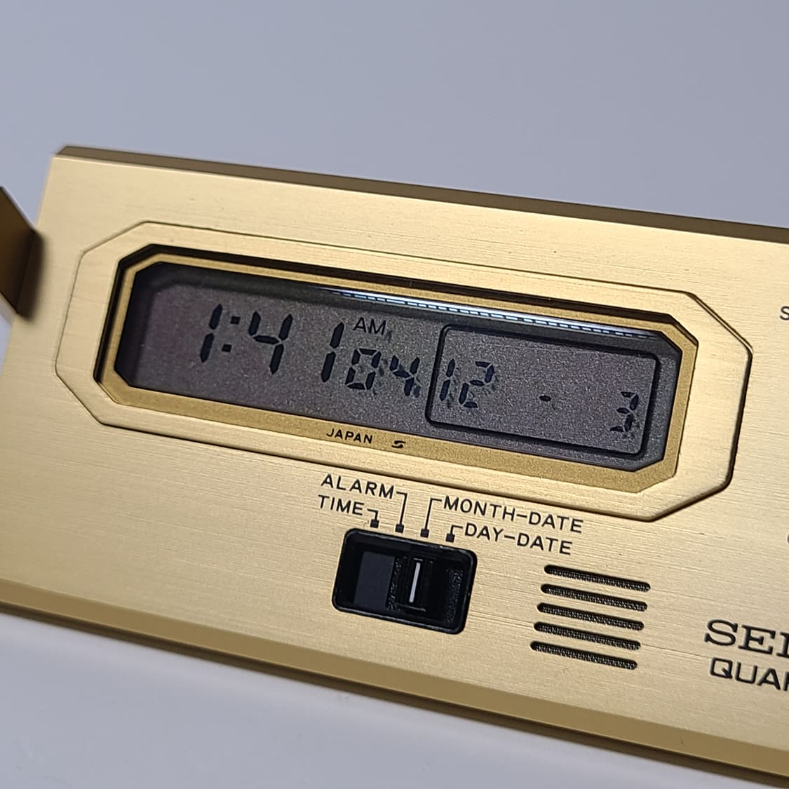 세이코 빈티지 탁상 카드형 시계 알람 7431-001G 상품이미지6