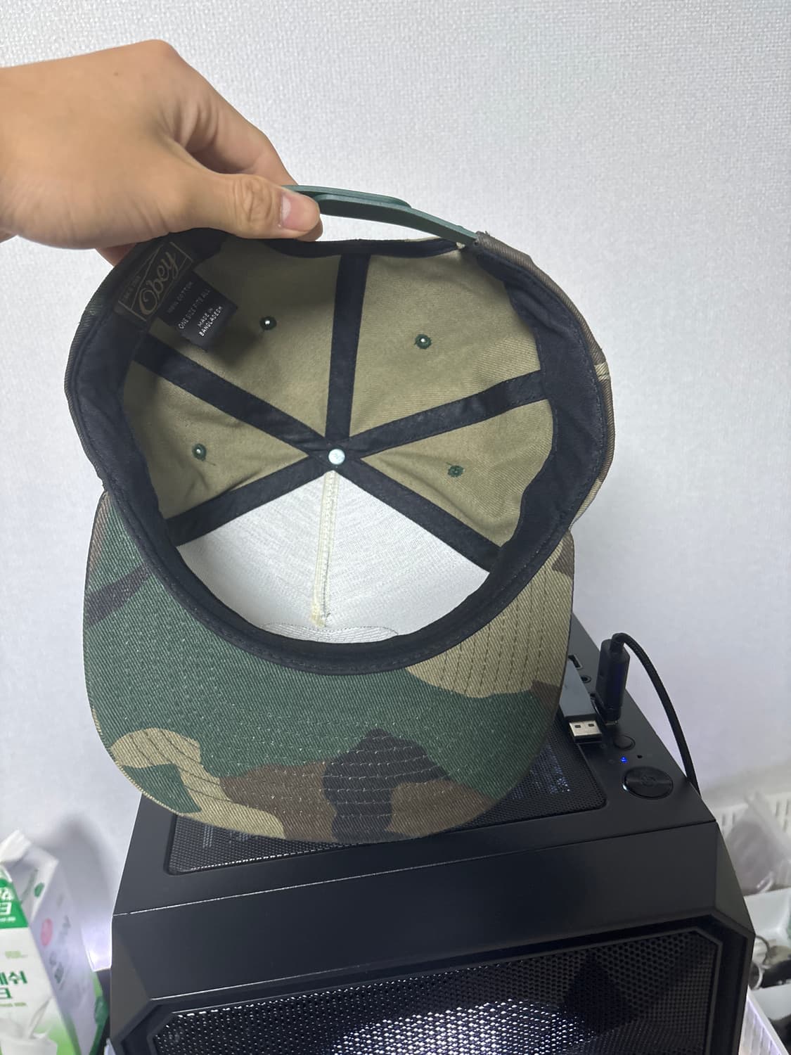 빈티지 카모모자 급처 상품이미지2