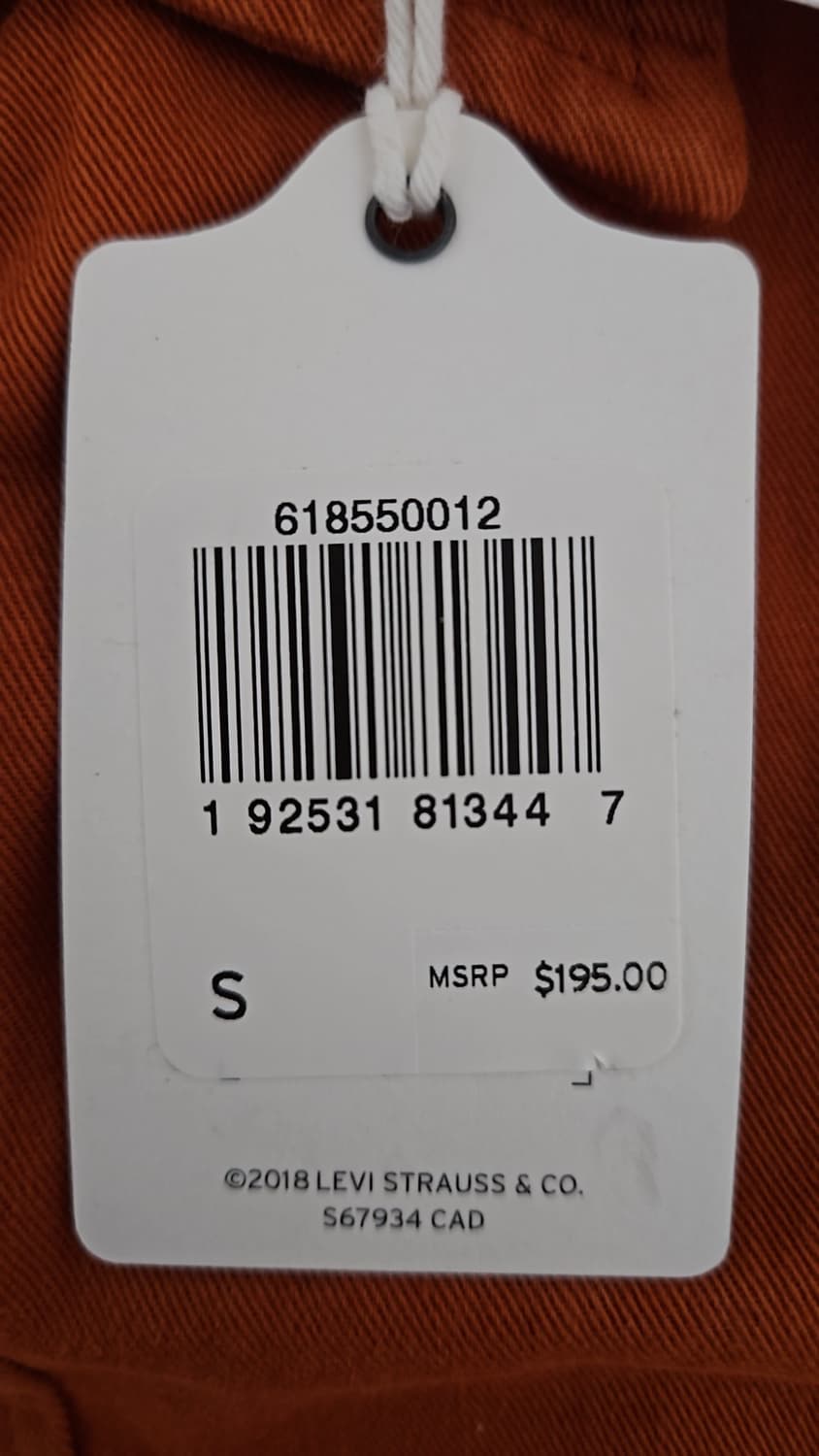 리바이스 LVC 1950's 탭 트윌 셔츠 어텀날 S 상품이미지5