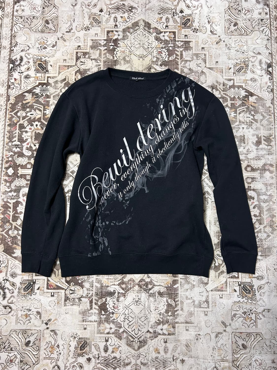 y2k clash ahead punk sweat shirt 상품이미지1